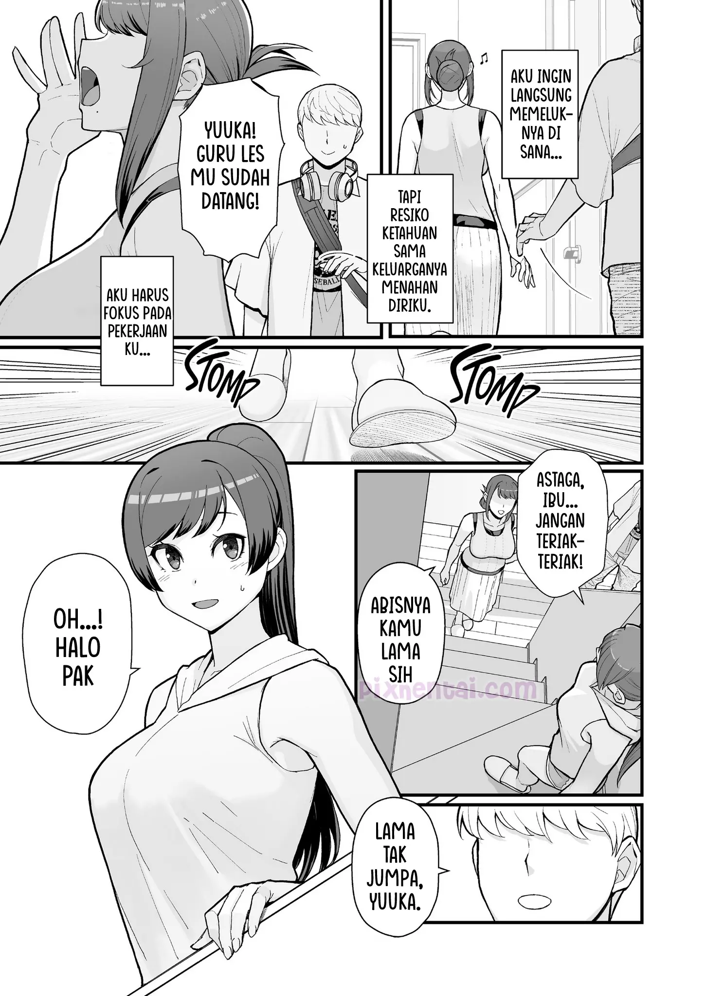 Komik hentai xxx manga sex bokep Hitozuma no Jitaku ni Hakuchuu Houmon Suru Hon 4